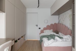 Apartament – Jade — Dormitor, Pardoseală, Pat