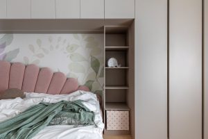 Apartament – Jade — Dormitor, Pardoseală, Roz