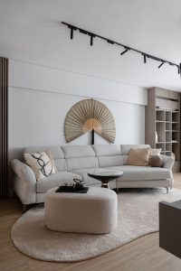 Apartament – Jade — Pardoseală, Sufragerie, Canapea