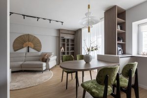 Apartament – Jade — Pardoseală, Masă, Scaun