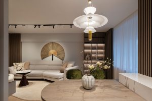Apartament – Jade — Pardoseală, Corp de iluminat, Sufragerie