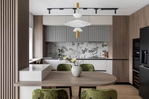 Apartament – Jade — Corp de iluminat, Pardoseală, Masă de Bucătărie și de Mese